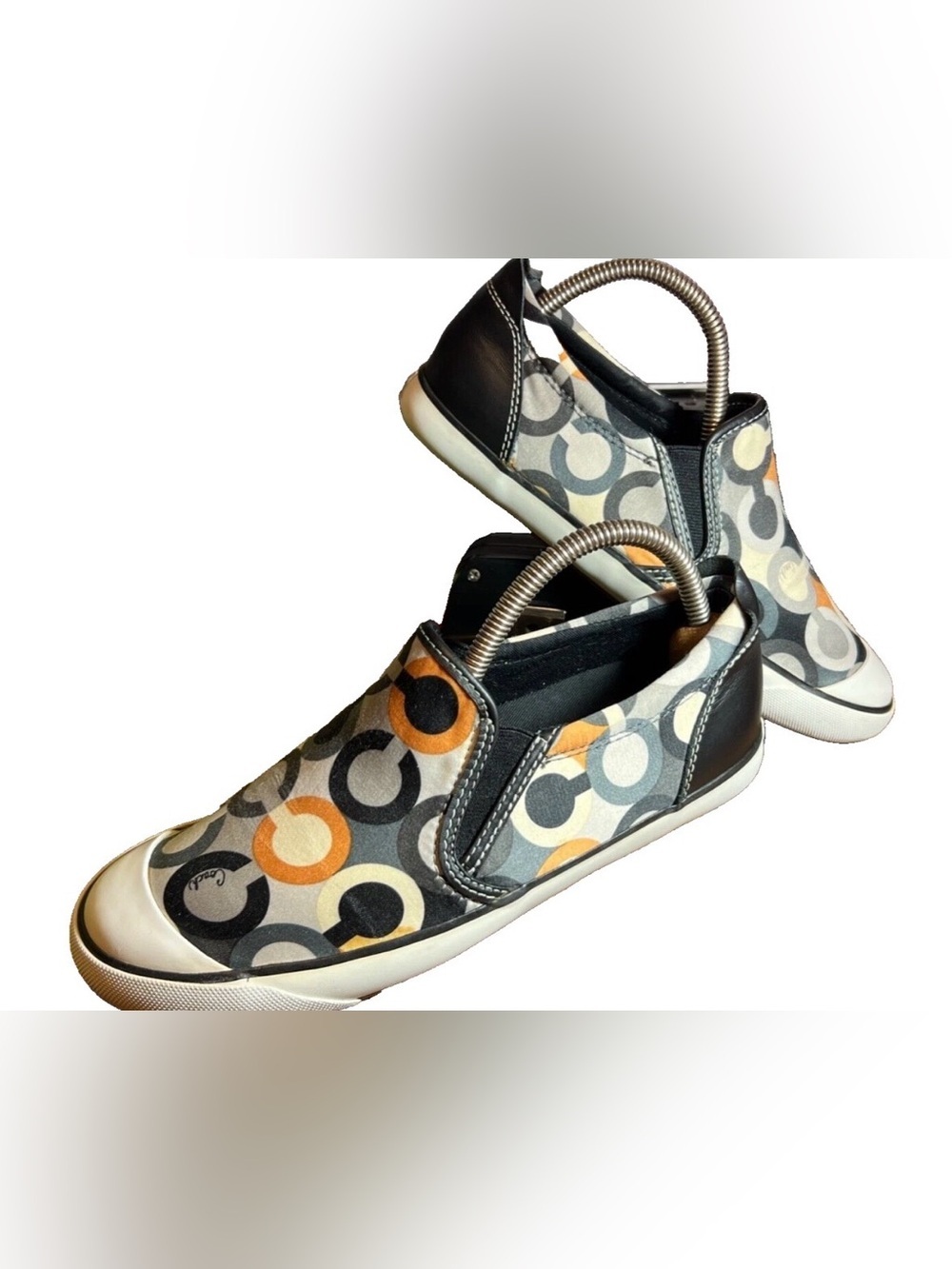 RARE Version Coach Signature Monogram Beale Slip-On Sneaker Sz 6B - Picture 1 of 8